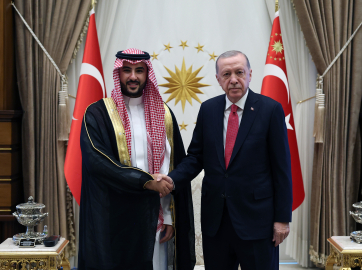 Cumhurbaşkanı Erdoğan, Suudi Arabistan Savunma Bakanı ile görüştü