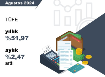 Ağustos ayı enflasyonu yüzde 2,47 oldu, yıllık enflasyon yüzde 51,97'ye geriledi