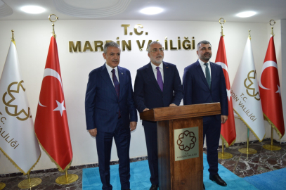 Çalışma ve Sosyal Güvenlik Bakanı Vedat Işıkhan, Mardin’de