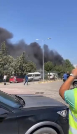 İstanbul - Tuzla'da fabrika yangını-1