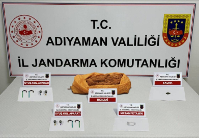 Adıyaman'da uyuşturucu operasyonu: 9 gözaltı