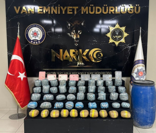 Van'da 36 kilo uyuşturucu ele geçirildi; 2 gözaltı