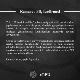 PTT şubesinde tabancayla ateş açtı; 2 ölü (2)